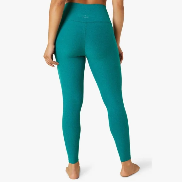NEW Beyond Yoga Bay Blue Spacedye Caught In The Midi High Waisted Leggings - Picture 8 of 9